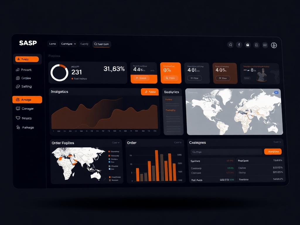 Dashboard da plataforma Caçamba